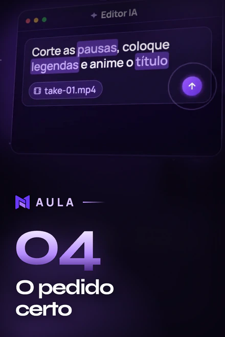 Aula 04: O pedido certo